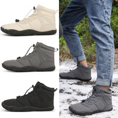 Outdoor Schneestiefel für Herren und Damen mit Plüschisolierung, rutschfesten und abriebfesten Baumwollschuhen, Winter-Paar-Baumwollstiefel