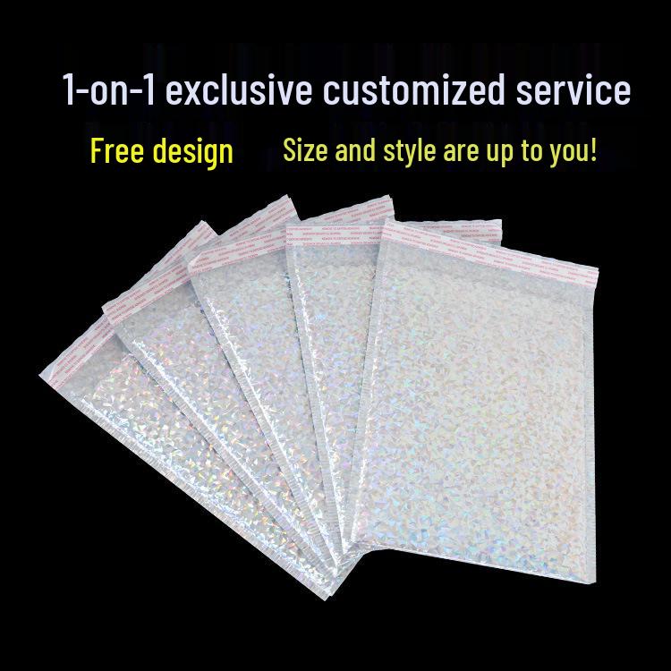 Thickened Self-Adhesive Shockproof Aluminized Film Cosmetics Gift Bubble Envelope