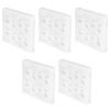 5Pcs Bear Shape Mold Silicone DIY Jewelry Accessories Pendant Mold for Home Bakery