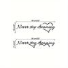 1 sheet Slogan Wall Sticker, Stickers, Wall Decal, Vinly Decal For Home Decorations Spring Decoration Items Refesh Your Home, Rama Decoration Stickers