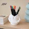 Stylish Stationery Holder 3D Printed Hoodie Pen Holder, Sweatshirt Shape Desk Organizer, Makeup Brush Creative Storage for Pens, Brushes, Office