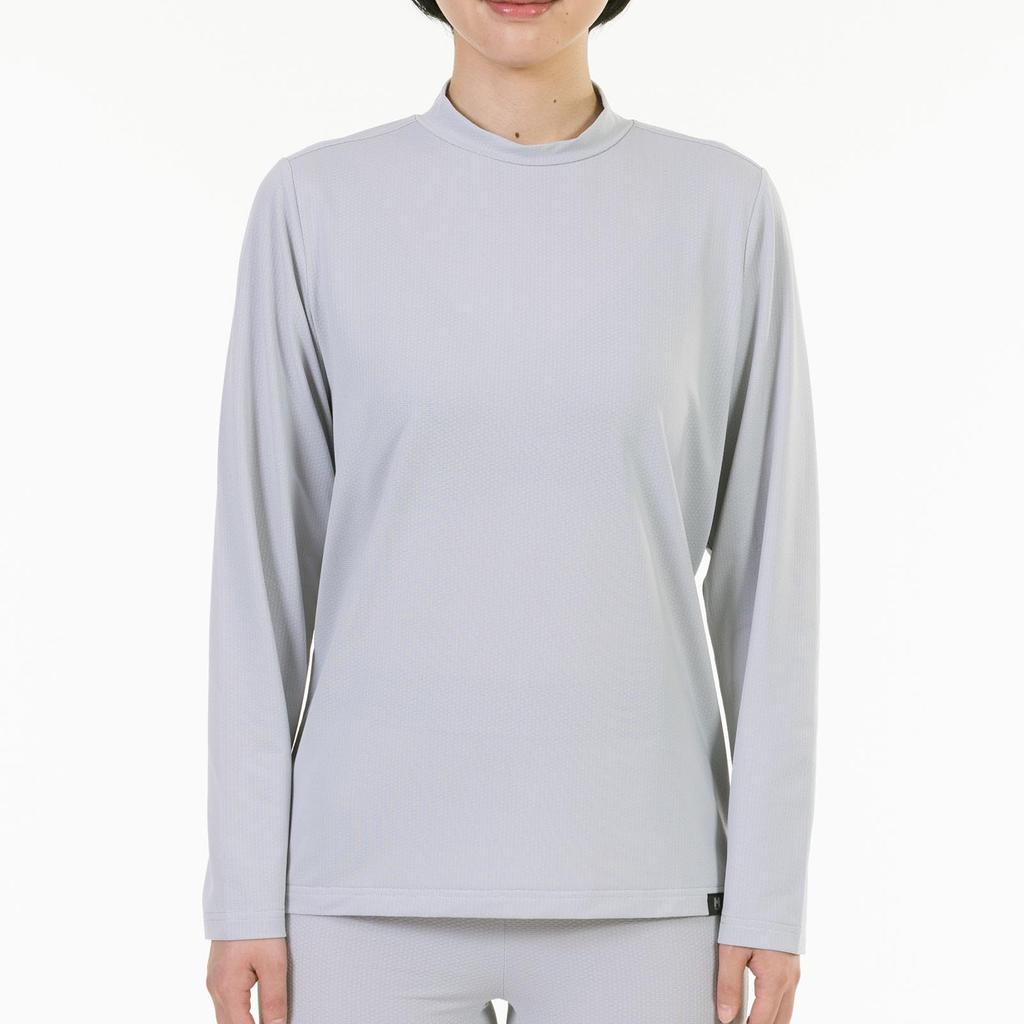 Millet Crew Long Sleeve Hiking Silver Size XL Women's Anti-Insect Innerwear, MIV02016, (New Logo),