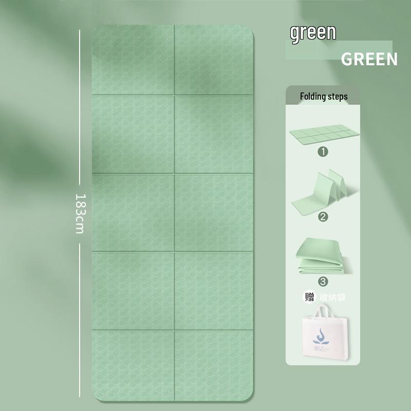 Portable Foldable Yoga & Fitness Mat: Non-slip, Thickened, Ideal for Camping, Naps, and Children's Play