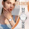 Waterproof Pearl Watch with Roman Analog Stylish Bangle Bracelet Fashion Watch for Women Perfect for or as a Gift for Her Cute, Women's Numerals,