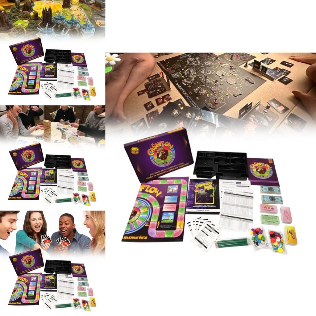 Cashflow Card Game Investment Financial For Family And Friends