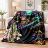 Teenage Mutant Ninja Turtles Flannel Throw Blanket Soft Warm Cozy For Sofa Bed Indoor Home Bedroom Use