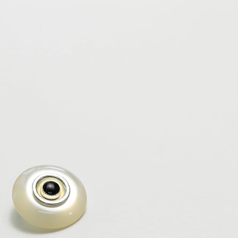 

Перламутровые глаза смоляные металлические пуговицы свитер куртка пальто костюм декоративные пуговицы 2 #[eye pearlescent black oil] 18mm