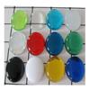 Acrylic Cat's Eye Oval Rhinestone Applique (30x40mm) - Glossy DIY Handmade Jewelry Accessory