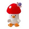 Creative Cartoon Cute Mushroom Chicken Soft Plush Stuffed Doll Toys Hobbies Kawaii Home Decoration Festival Gifts for Friends