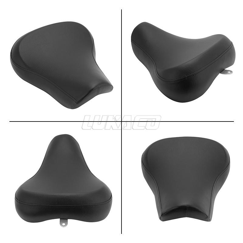 Motorcycle Front Driver Rider Pillow Solo Seat Cushion For Harley Sportster XL 883 1200 Custom XLH 1100 Roadster XLS 1983-2003
