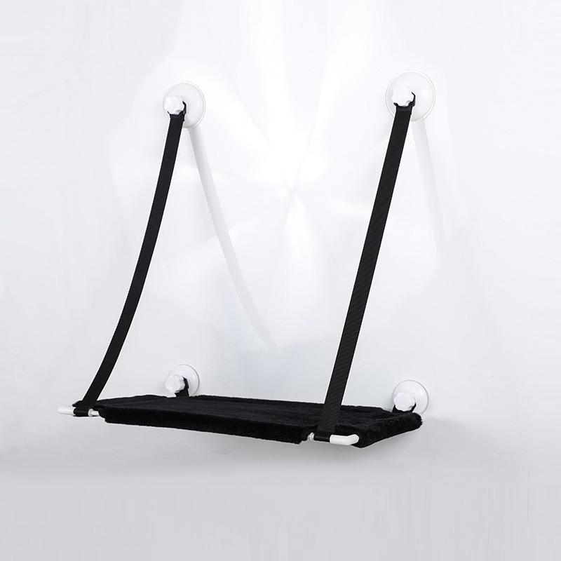 Window Suction Cat Hammock Space Saving Wall Mounted Pet Bed Double Layer Perch Sturdy Fabric Indoor Cat Lounger Easy Install Pet Resting Spot
