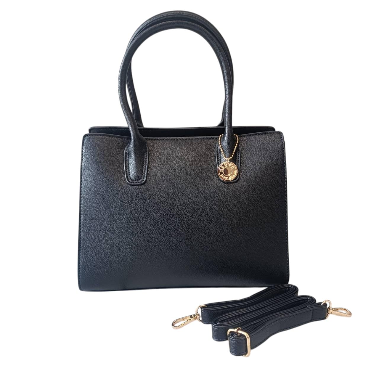 

[mauve] Tote bag with a three-layer accordion structure and expandable compartments for ample storage (black)