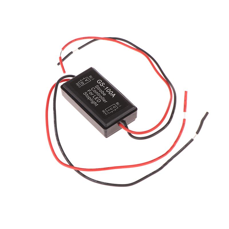 Gs-100A Brake Lights Strobe Controller Led Tail Light Controller Box With Fast Slow Flash Safety Warn Alert Controller For Car
