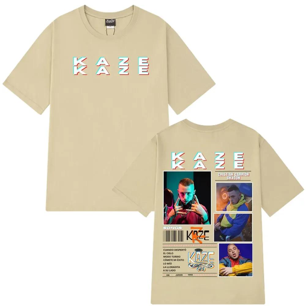 Rapper Kaze R New Fashion Album Print Tshirt Unisex Wounisex Casual And Loose Tshirt Shortsleeved 100 Cotton Hiphop Punk Tshirts