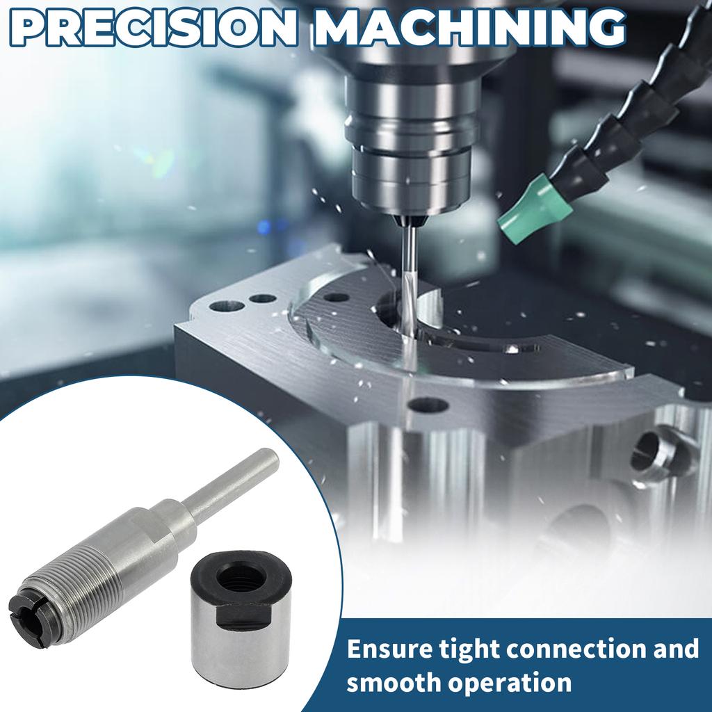Spannzangenfutterhalter Kohlenstoffstahl Konisches Futter 1/4 bis 1/2 Schaft Spannzangenfutterhalter CNC-Fräsen Verlängertes Werkzeug ER Verlängerungsstange