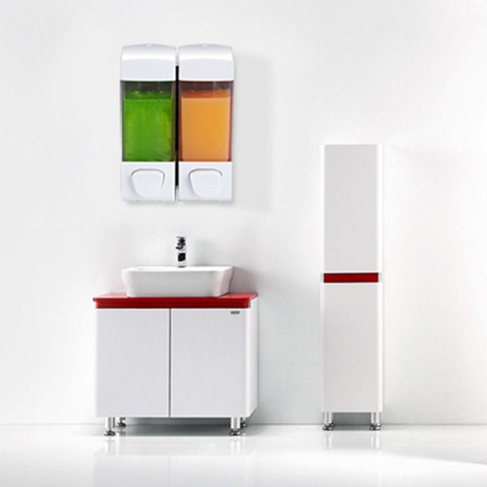 Wandmontierte Duschgelbox Manuelle Presse Shampoo Spenderflasche Handdesinfektionsmittelbehälter Küche