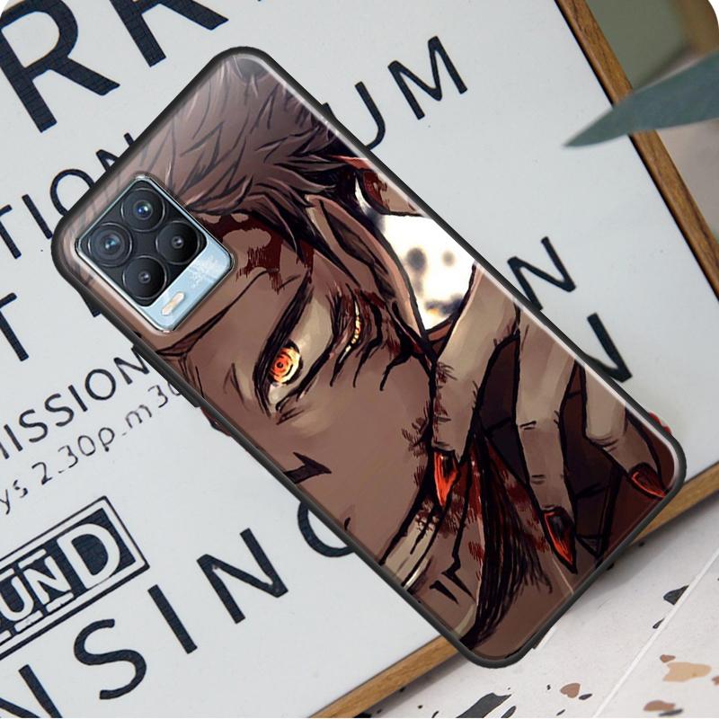 Husă din spate Anime Jujutsu Kaisen Ryomen Sukuna pentru Realme 8i 8 Pro GT Neo 2 Master C15 C21 Coque pentru OnePlus 8T 9R Nord2 9 Pro