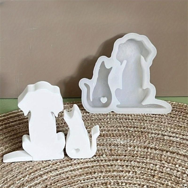 Animal Molds Silicone Molds Dog and Cats Plasters Molds Casting Molds Ornament Molds Epoxy Resin Molds Craft Supplies