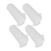 4Pcs Small Piping Tip Protectors Silicone Cover for Cake Decorating Nozzles Reusable Freshness Keeper Easy Storage and Efficient