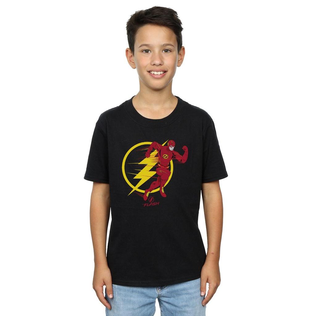 DC Comics Boys The Flash Running Emblem T-Shirt
