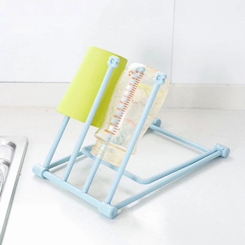 Plastic Folding Rack Kitchen Towel Rack Storage Rack Shelf Organizer Home Organization and Storage