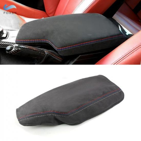 2013-2018 BMW F30 Suede Leather Center Console Armrest Lid Cover Replacement | Gray | Front | China | 1 Year