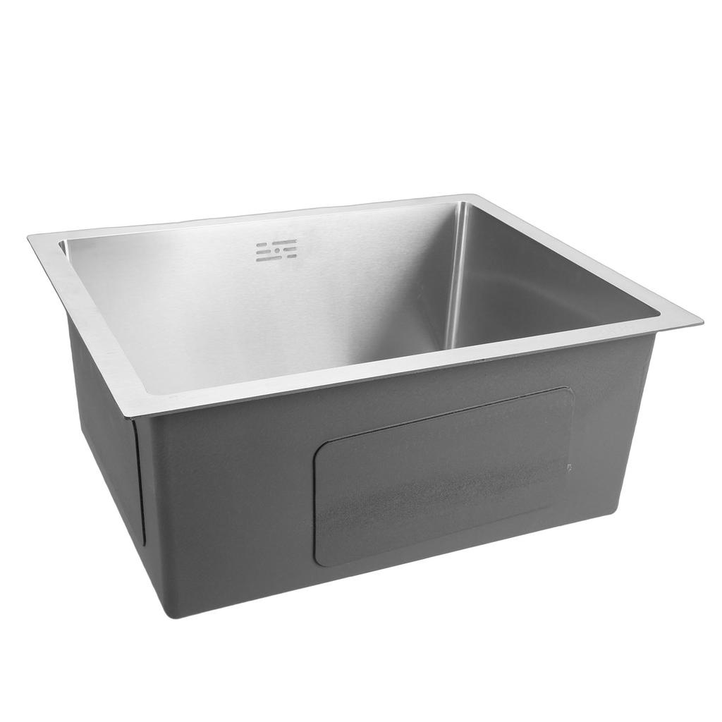 Single Bowl Kitchen Sink 20 Inch Undermount Topmount Stainless Steel RV Kitchen Sink for Home Kitchen Food Truck