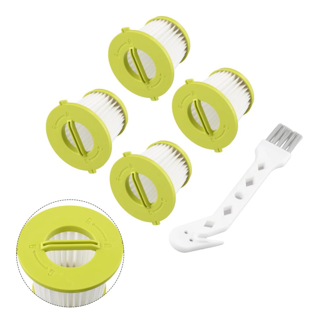 Vacuum Filter Package for PCL700 PCL704 CL705 18V 4 Standard Filters with Cleaning Brush for Effective Maintenance
