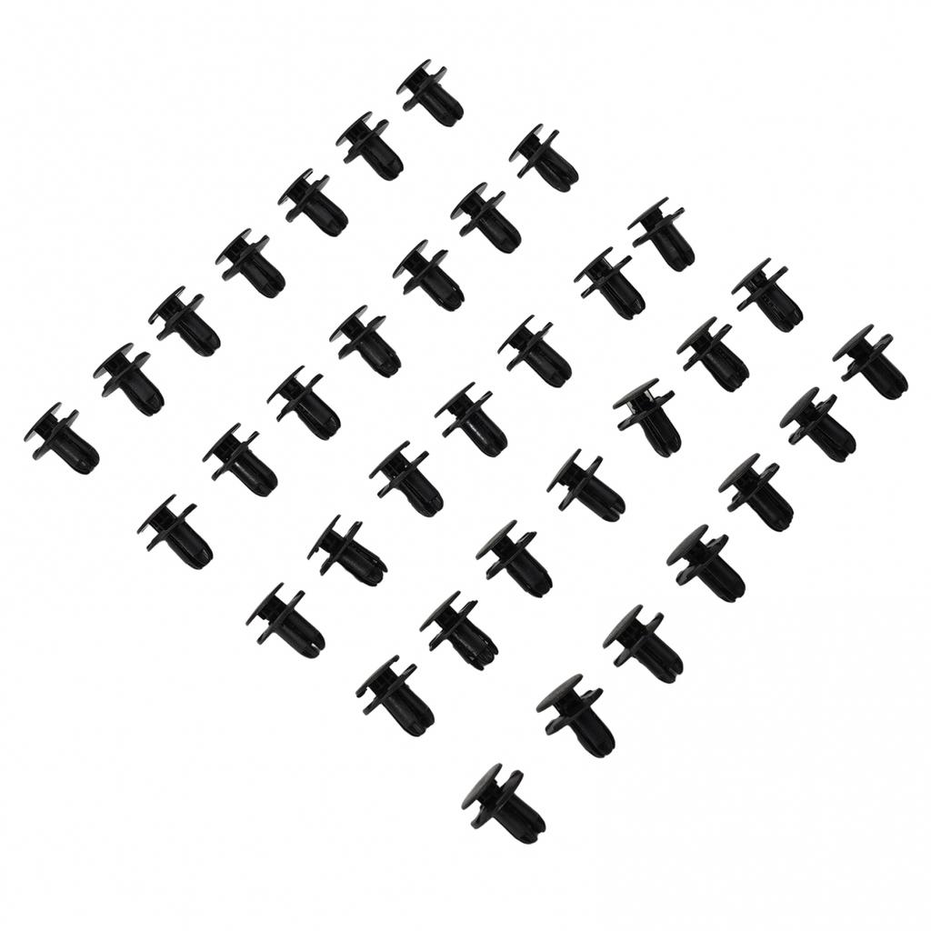 10x Retainer Clips 86590-28000 865952T500 Black Head Diameter 18mm