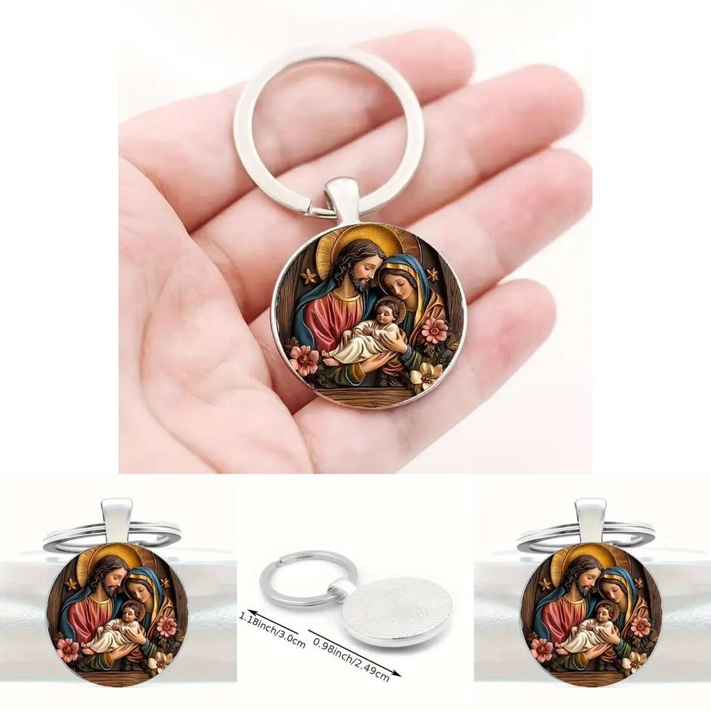 Klassischer runder Legierungs-Schlüsselanhänger mit Stil-Design für Jubiläumsgeschenk und Feier