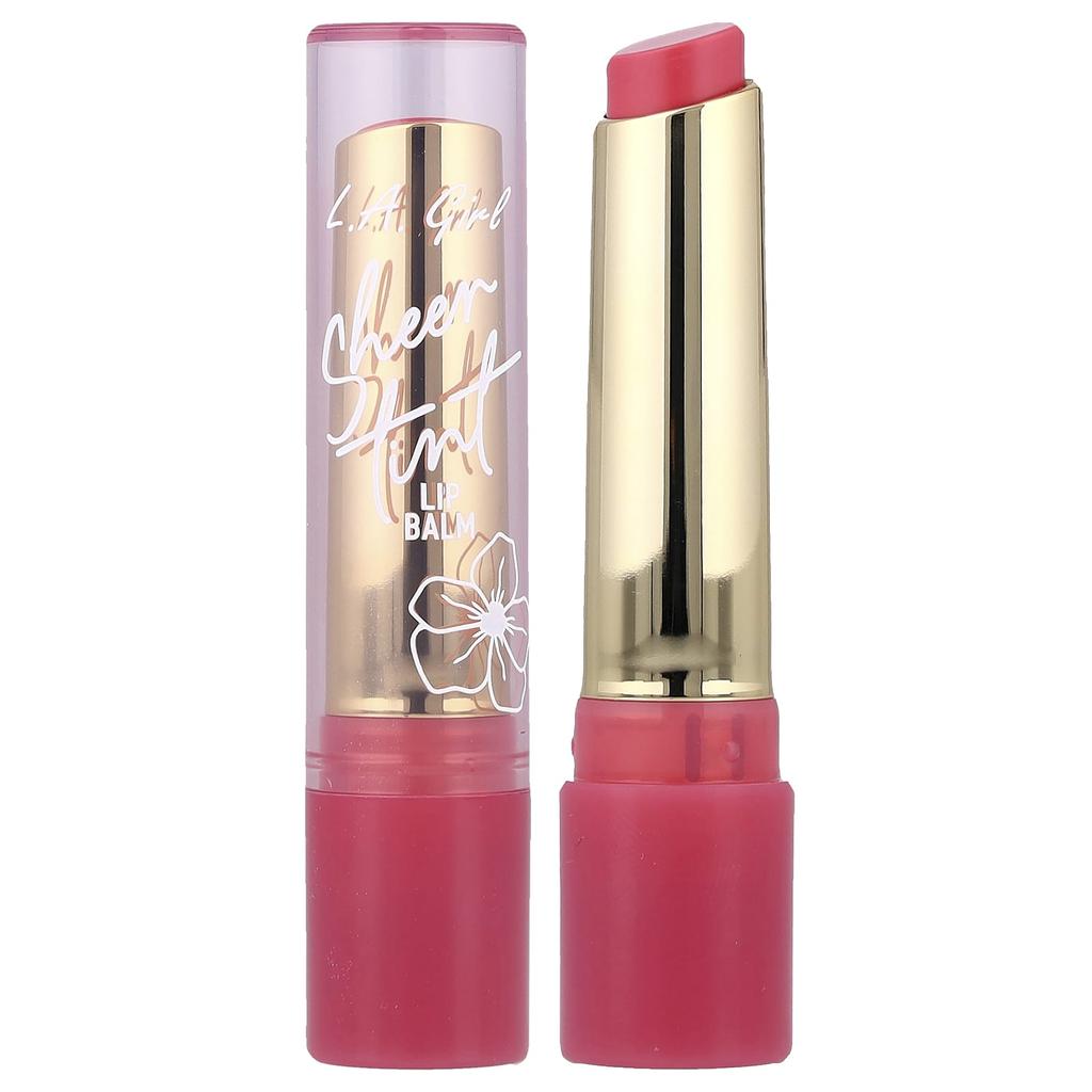 L.A. Girl, Sheer Tint Lip Balm, Glc603 Sheer Rose, 2G(0.07Oz)