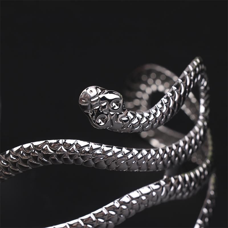 Upper Arm Bracelet Metal Coil Swirl Spiral Shape Armband Cuff Gold Silver Color Arm Bangle Armlet Adjustable For Women Girl