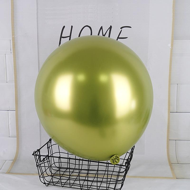 18 Inch Large Size Chrome Latex Metallic Balloons Globos for Wedding Birthday Decor