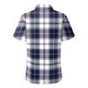 Women's Short Sleeve Button Down Shirt - Relaxed Fit Casual Collar Blouse, Loose Fit Top for Summer