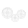 European Style Round Glass Candle Holder - Scented Glass Bottle For Christmas, Wedding & Table Centerpiece Decor