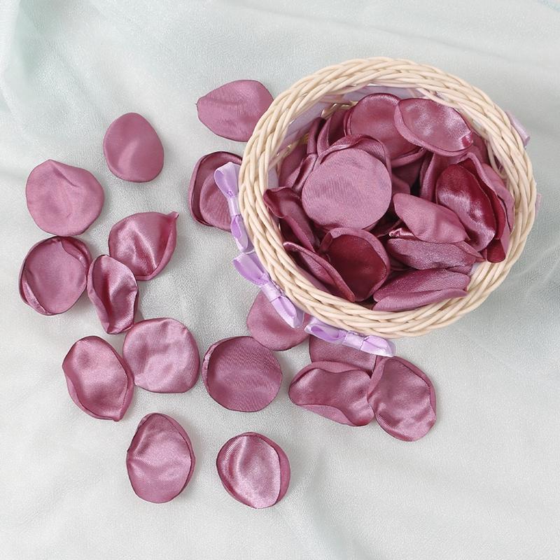 50/100/200Pcs Rose Artificial Flowers Petal for Home Room Decor Festival Wedding Decoration Scene Layout Gift Ornament Accessory