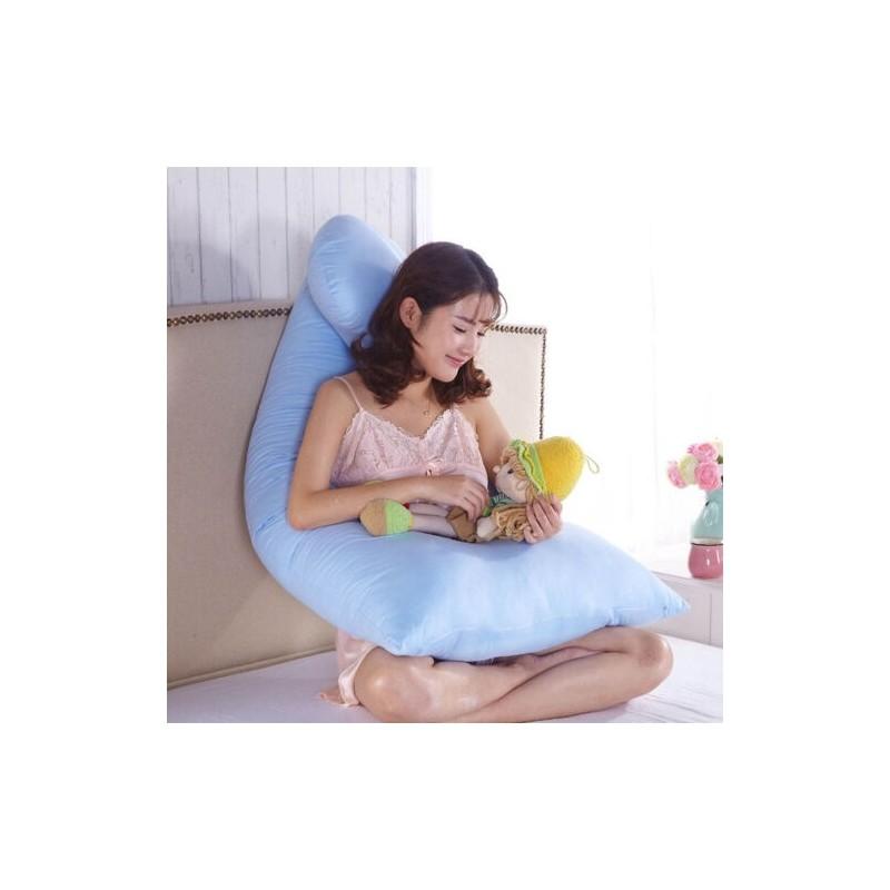 Oversized U Shape Full Body Comfort Pillow Case For Maternity And Pregnancy Support