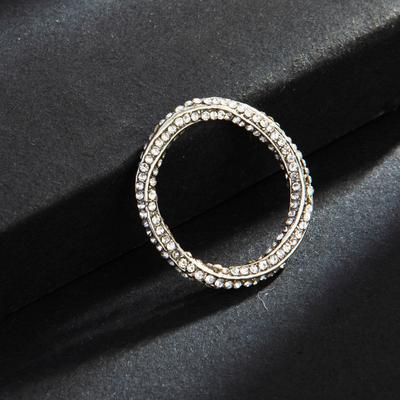 Nový Evropský a Americký Plný Kruh Plný Diamant Karát Simulovaný Diamant Dámský Prsten