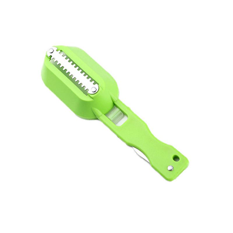 

Скребок для чистки чешуи рыбы Многофункциональный удобный высококачественный трендовый инновационный самый продаваемый инструмент для чистки рыбы для рыбалки прочный зелёный