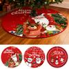 90CM Cartoon Christmas Tree Skirt Crafts Tree Surround Base Set Merry Christmas Decorations for Home Xmas Ornaments Navidad