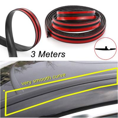 3m/9.84ft Front Rear Windshield Rubber Car Trim Edge Protector Seal Strip Weatherstrip