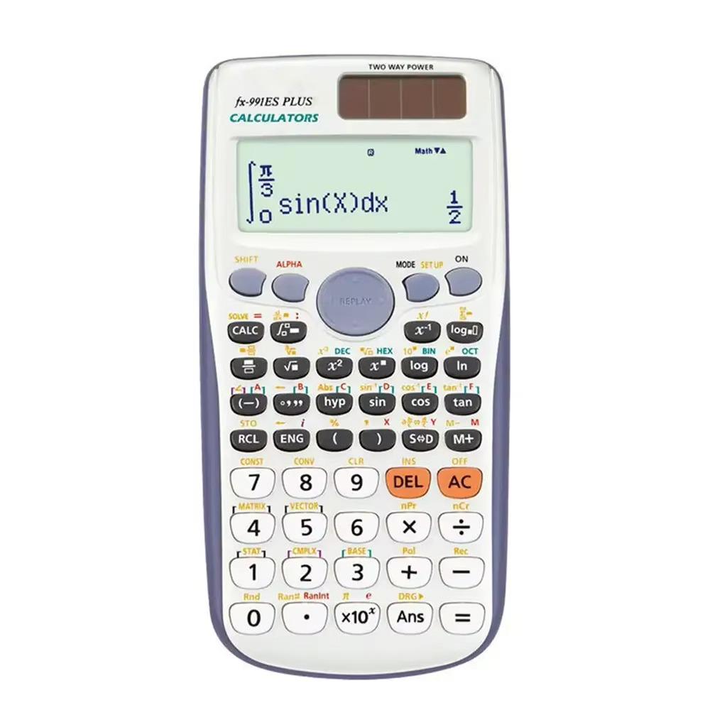 Portable 991ES Plus-2nd Edition Scientific Calculator with Protective Case 417 Function Function Calculato Student Stationery