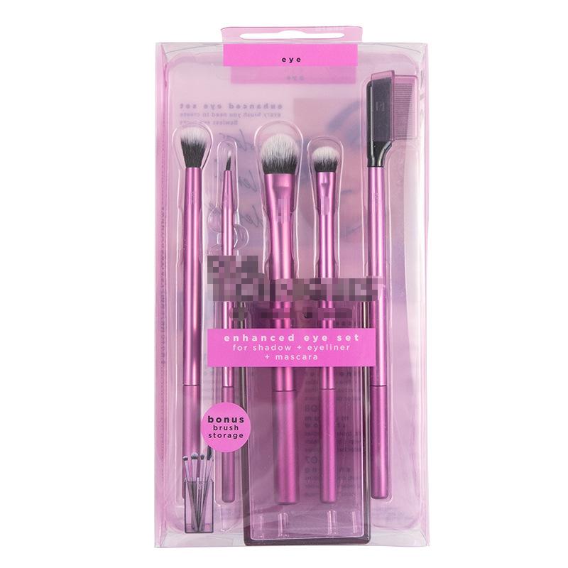 American RT Series 1997 Full Makeup Brush Set: Includes Blush, Blending, Eyeshadow Brushes, and Beauty Sponge. Exclusive.