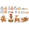 3D CHRISTMAS GINGERBREAD COOKIE CUTTER 3140
