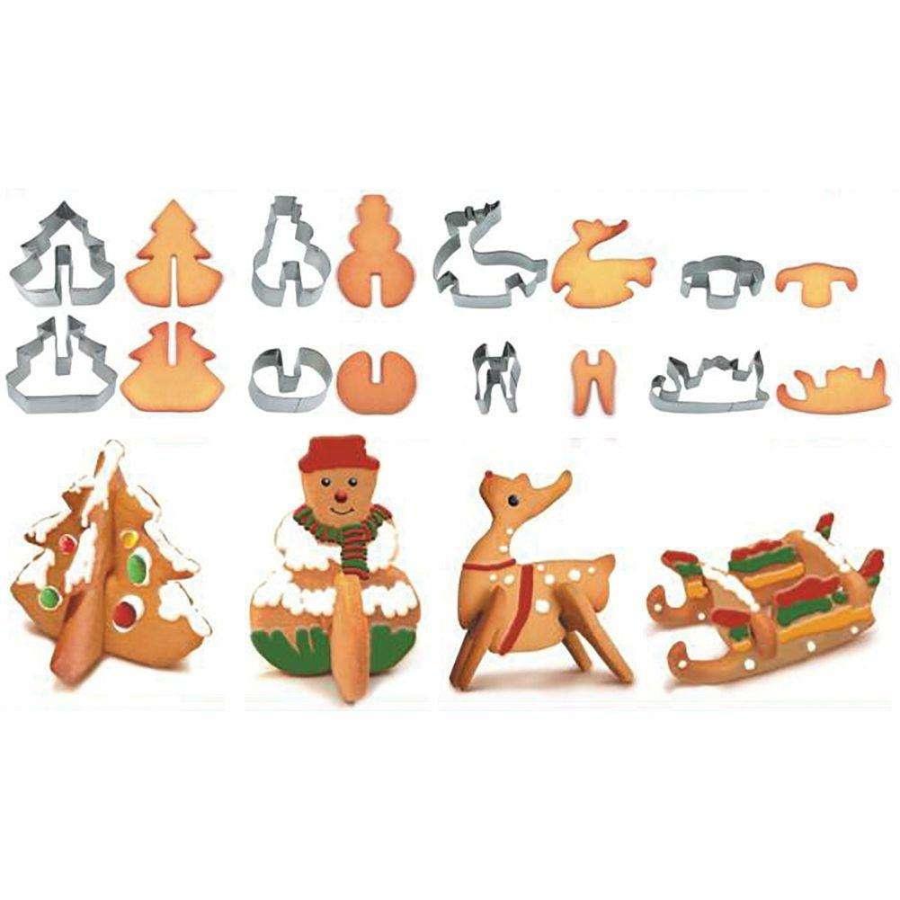 3D CHRISTMAS GINGERBREAD COOKIE CUTTER 3140