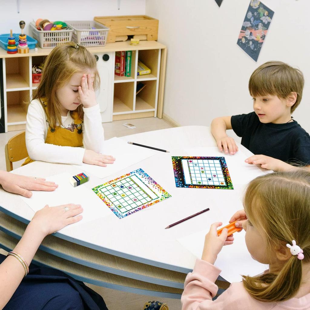 REGELETO 80 Pack Incentive Reward Chart for Classroom Home Behavior for Students with 2400 Pieces Star Stickers