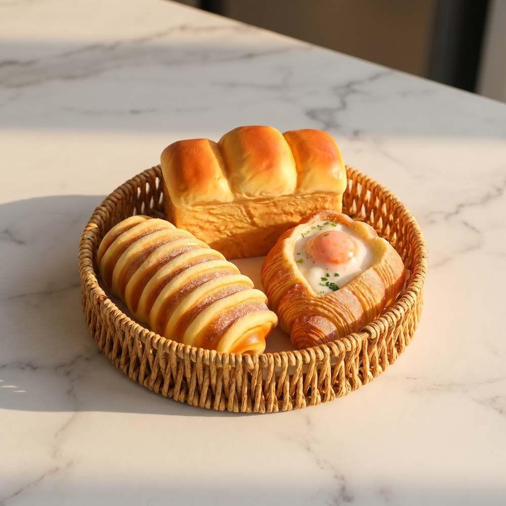 Fake Food Model Breakfast Squeeze Sensory Toys Bread Slow Rebound Toy  Office Workers