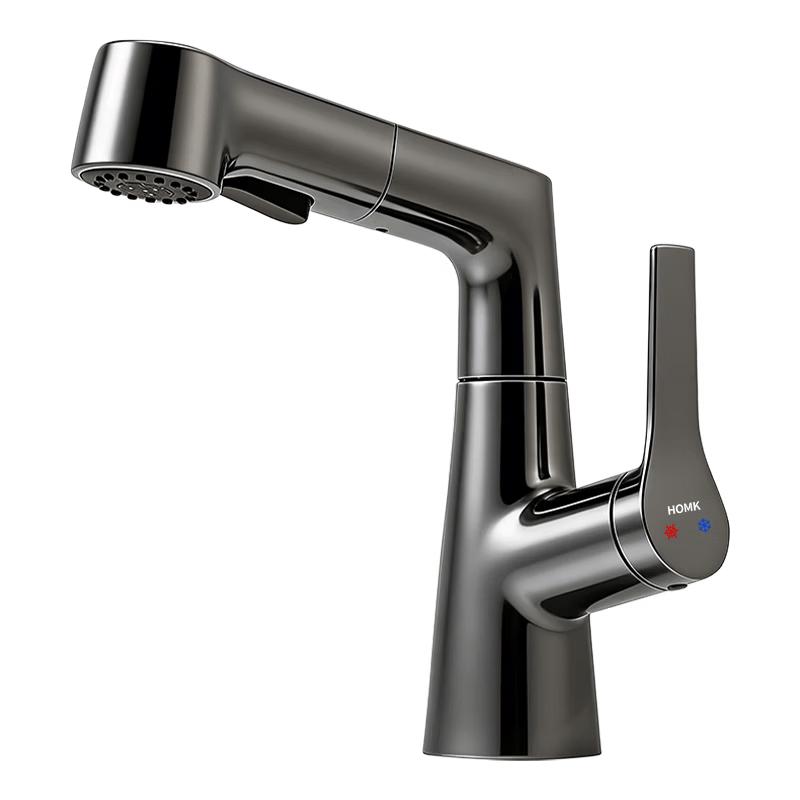 HOMK Pull-Out Bathroom Basin Faucet