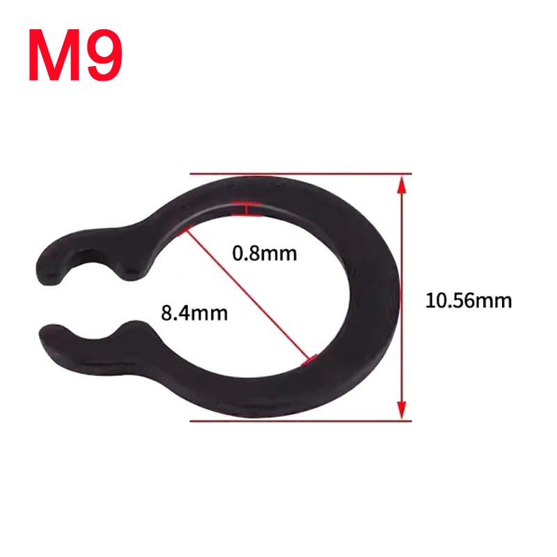 100-500Pc M3-M9 Stainles Steel/65Mn C-type Retaining Clip Snap Ring C Type External Circlip Retaining Rings Shaft Circlip Washer