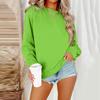 Women Winter Tops Women's Long Sleeve Sweatshirt Casual Crewneck Loose Fit Pollover Fleece Tops